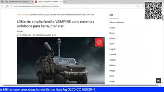 L3Harris amplia familia VAMPIRE com sistemas antidrone para terra!!!