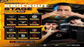 𝐋𝐁𝐌 𝐌𝐄𝐀 𝐏𝐑𝐎 𝐋𝐄𝐀𝐆𝐔𝐄 KNOCKOUT SATGE DAY 5 - MATCH 2   A×C
