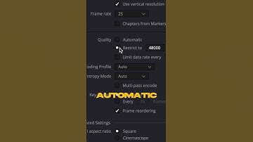 Best DaVinci resolve settings for Youtube Shorts & TikToks