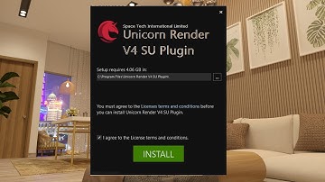 Unicorn Render Sketchup Plugin Tutorial - Install download & setup