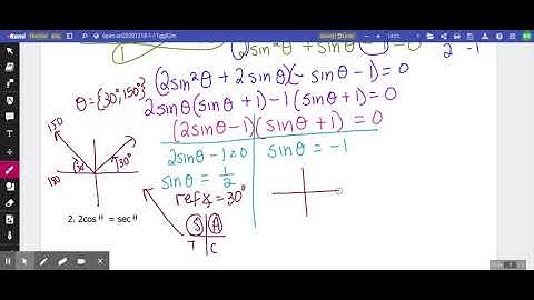 Solving Trig Equations Using Reciprocal functions