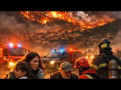 Video EVACUATION IN ITALYTUSCANY IN FIRE: 800 hectares burned on Mount Faeta
