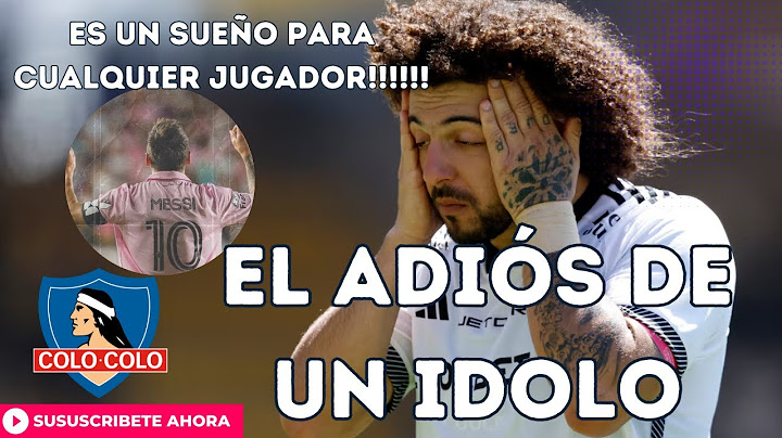 "💔⚽️ Maximiliano Falcón se despide de Colo Colo: Su emotiva declaración  #ColoColo