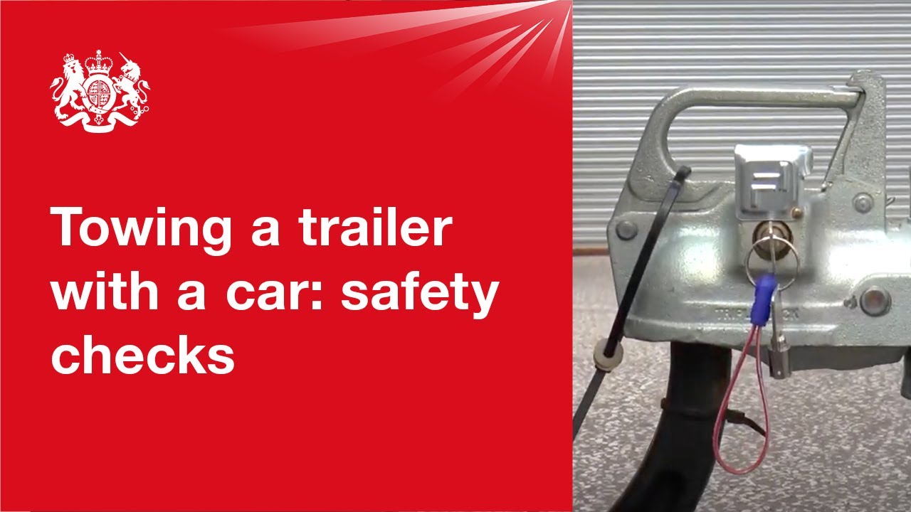 Towing a trailer with a car safety checks YouTube