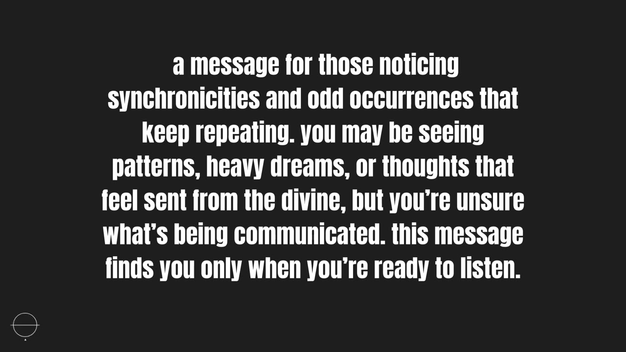 your future self is trying to tell you something, are you listening? (XV)