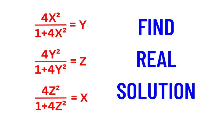 Canadian Math Olympiad 1996 Problem | CMO | Algebra