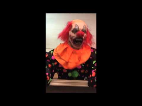 Deranged Portrait Clown - Haunted House Prop