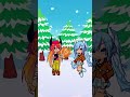 River and ember snow day! #ocs #originalcharacters #snowday #siblings #funny