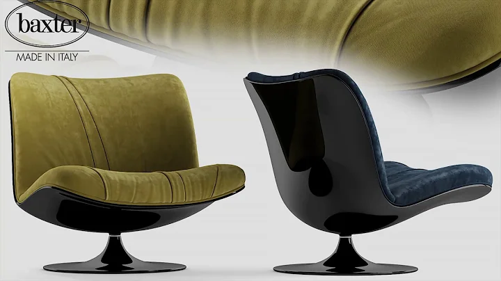 161. Chair modeling " Baxter marilyn " Autodesk 3d...