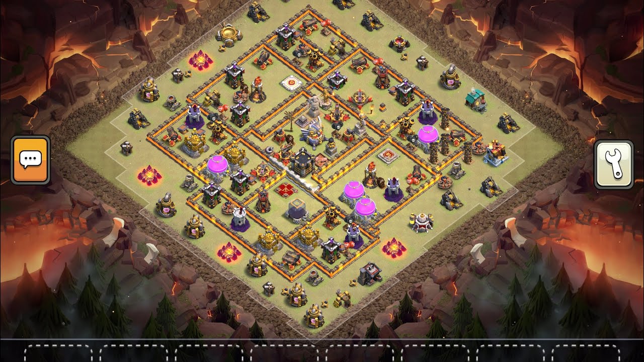 Best COC Town Hall Eleven War And Trophy Base (Custom Made) - YouTube