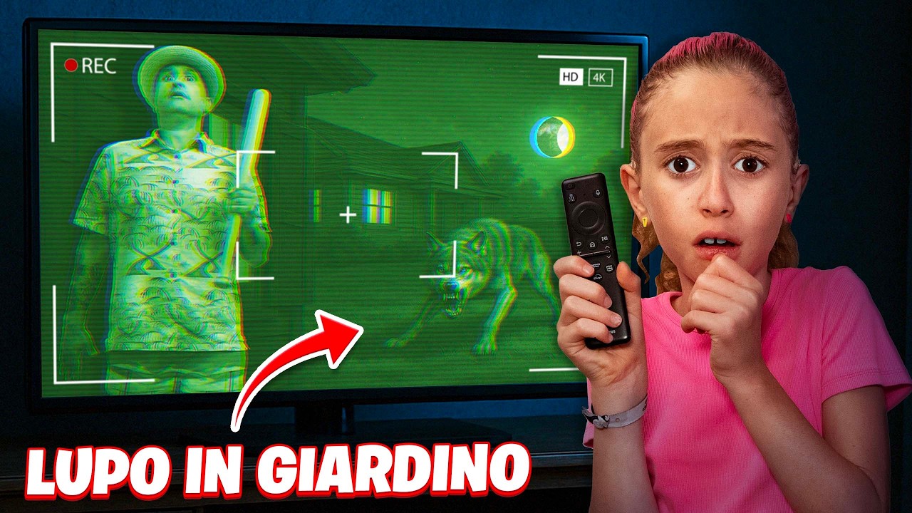 GIORGIA SCOPRE DALLE TELECAMERE CHE UN LUPO È ENTRATO NEL GIARDINO DI CASA NOSTRA ALLE 3 DI NOTTE!