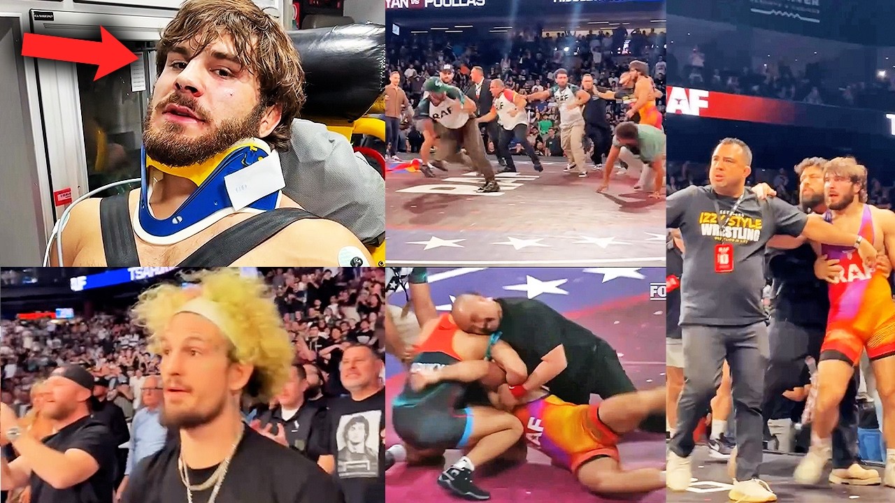 MMA Community REACTS to Arman Tsarukyan vs Georgio Poullas Brawl RAF 6