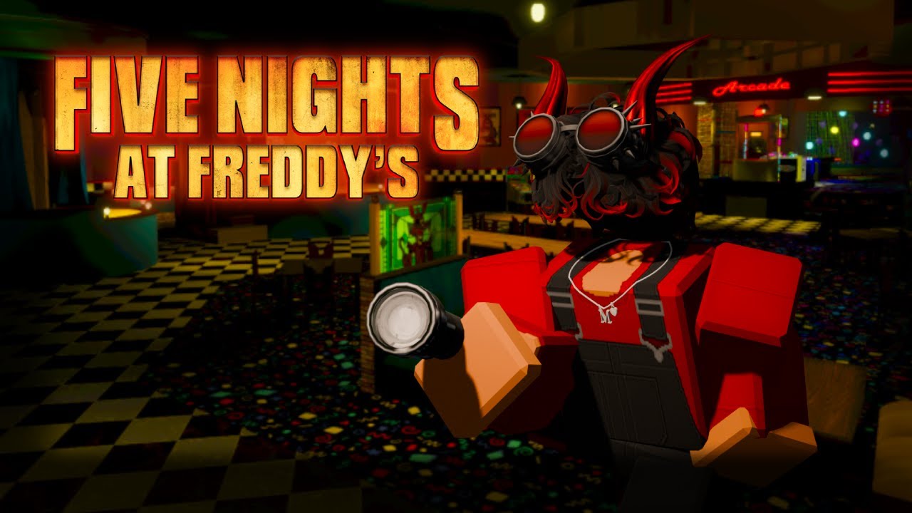 We play Five Night at Freddy Horror games on roblox with my girlfriend ...