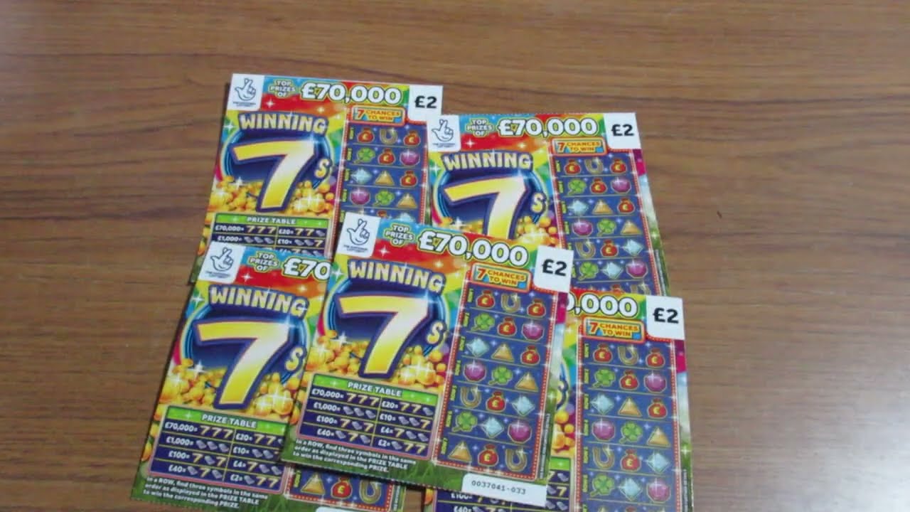 WINNING 7S SCRATCHCARD X5