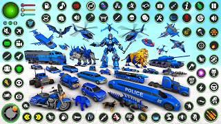 Police Tiger Robot Car Game 3D - Android Gameplay screenshot 2