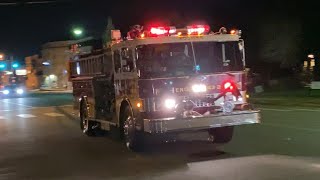 Holmes Fire Company Engine 43-2 Responding