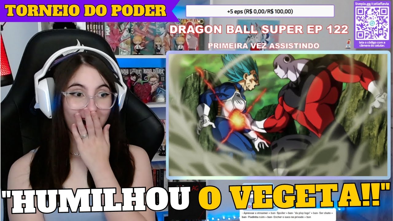 CATIA - Reagindo a Vegeta vs Jiren, Dragon Ball SUPER - EP 122