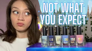 Are They Dupes! 👀 Holo Taco’s Magical UNDERGLOW Collection ❄️✨ Swatches, Comparisons + Review!