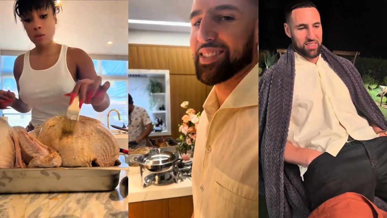 Megan Thee Stallion Slays Thanksgiving Dinner For Klay Thompson And His Family [VIDEO]