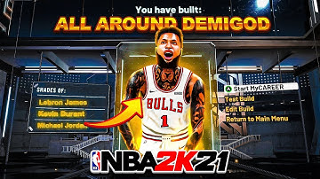 THE BEST ISO GUARD BUILD IN NBA2K21 ~ GETS CONTACT DUNKS, HIGH 3PT RATING, & SPEED BOOSTS!