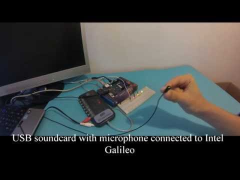 Intel Galileo speech recognition (PortAudio, Pocketsphinx)