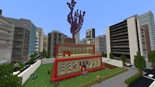[Minecraft BE]ヒカキン邸が都会のど真ん中に！？内装紹介と作られたワケお話します。