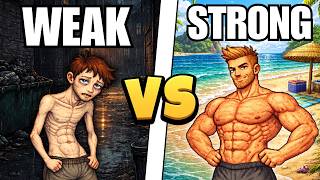 Can WEAK Humans Defeat STRONG Ones in WorldBox?