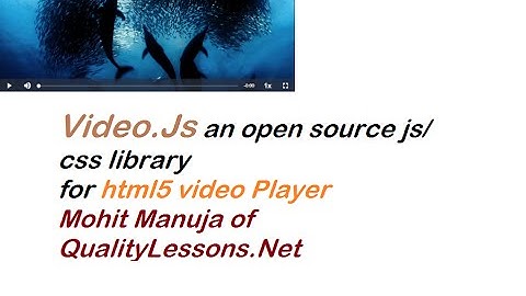 html5 video enhancement with video.js; weight loss starch solution.