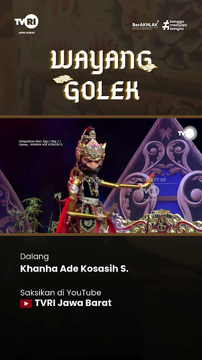Wayang Golek: Kangsadewa Aben Jago (Bagian 2) - Dalang Khanha Ade Kosasih S. #tvrijawabarat