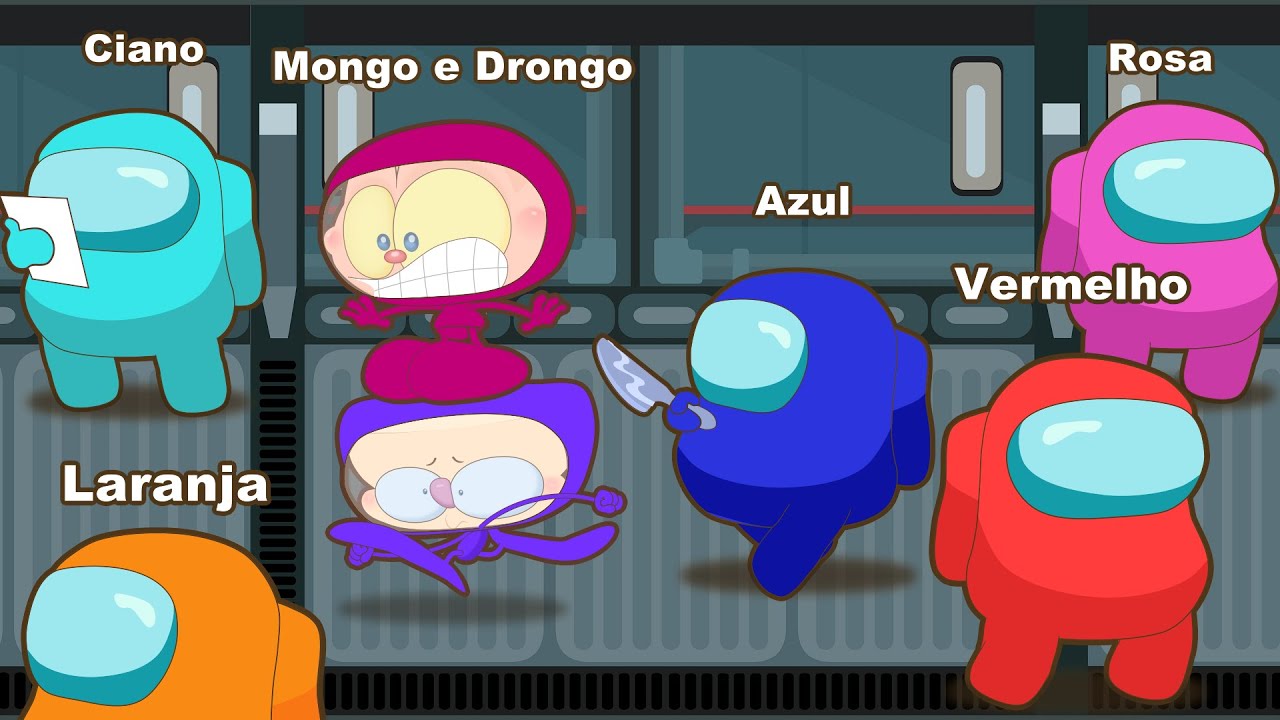 Mongo e Drongo desvendam Among Us - Desenho animado paródia do