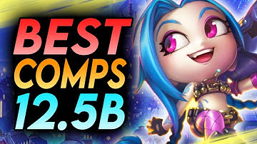 THE BEST COMPS OF PATCH 12.5B - RANKED TIER LIST - TFT 6.5 Guide Strategy Best Ranked Comps