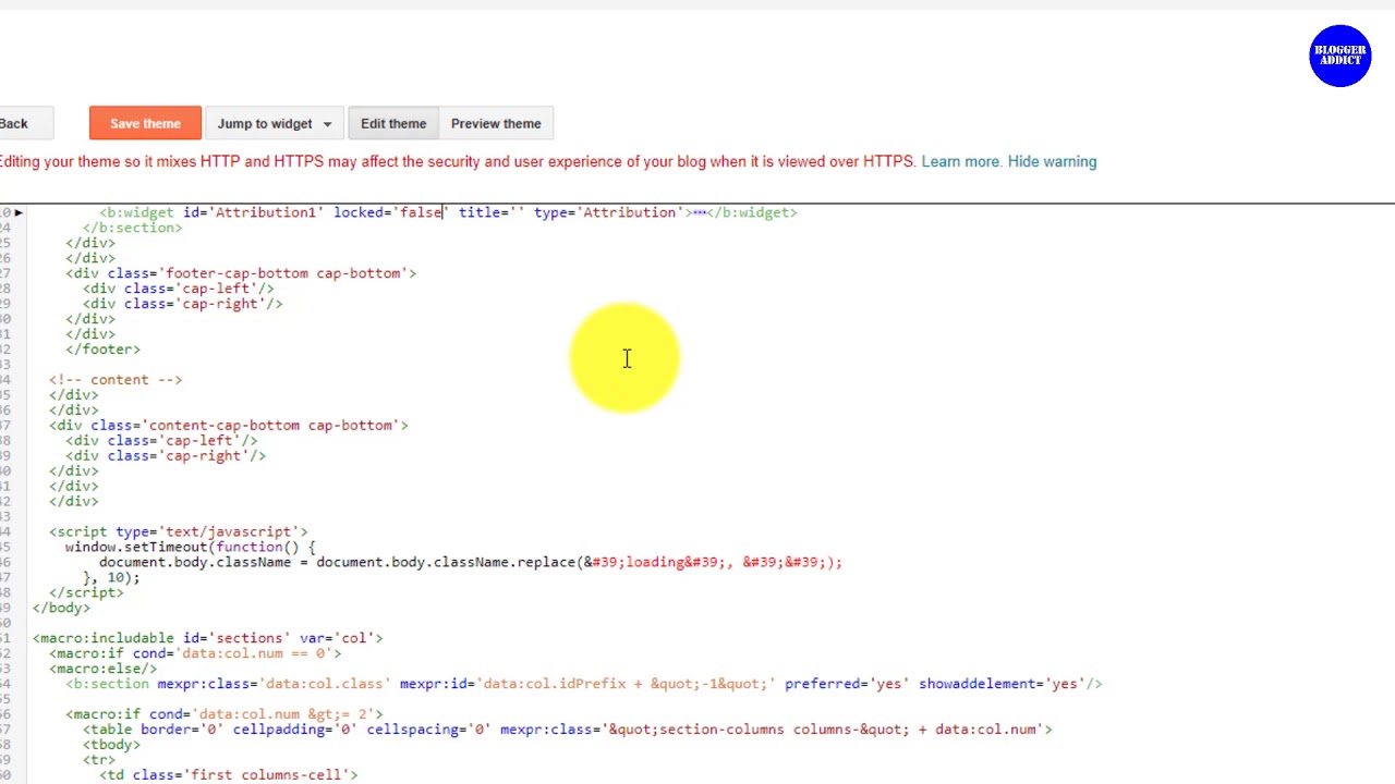 How to remove Powered by Blogger 2019