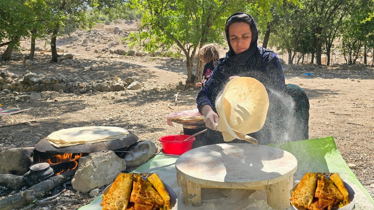 Village Life 🔥 Making Crispy Flatbread | Village Cooking