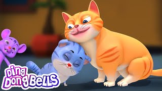 म्याऊं म्याऊं बिल्ली करती |  Meow Meow Billi Karti New | Hindi Rhymes for Children | Ding Dong Bells by Ding Dong Bells 98,175 views 1 month ago 2 minutes, 33 seconds