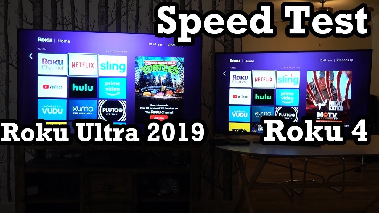 Roku Ultra 2019 Speed Test Roku 4 Review Walkthrough Showcase Demo