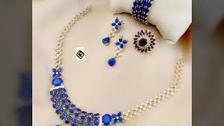 Fine Quality Of Cz Necklace Sets