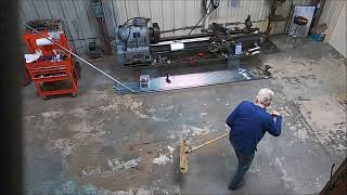 FRANK BUILDS AN ENCLOSURE FOR THE PDE TEST STAND MARCH 16TH 2024