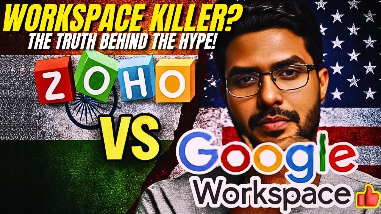 Zoho workplace vs Google Workspace Honest Comparison | Is Indian Tech ...