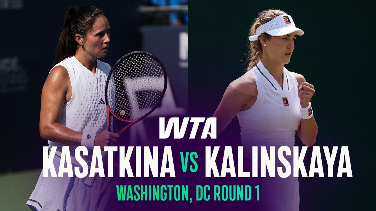 Daria Kasatkina vs. Anna Kalinskaya | 2026 Washington, DC Round 1 | WTA Match Highlights
