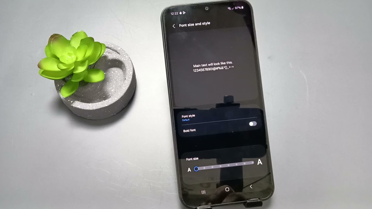 Samsung Galaxy M16 5G | How to Change Font Size | Adjust Text Size for Better Visibility