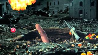 Skittles - Touch War Finger Ad