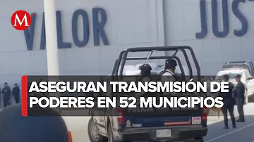 Se lleva a cabo operativo de seguridad en Oaxaca para la transmisión de poderes