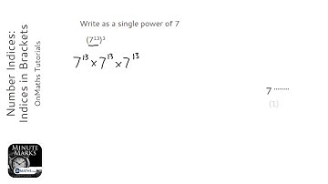 Number Indices: Indices in Brackets (Grade 4) - OnMaths GCSE Maths Revision