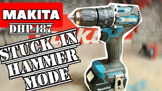 Repairing a Makita Cordless combi Drill that is stuck in Hammer mode.