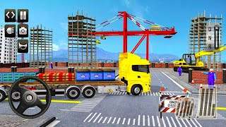 Mega City Construction Simulator - Game Mobil Truk Kontainer Muat Forklift screenshot 4