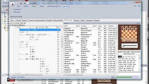 Chessbase 11 - Schlüsselqualifikation einer Datenbank