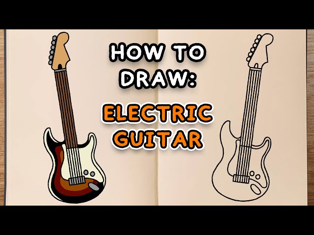 How To Draw An Electric Guitar Printable Step By Step Draw An Electric