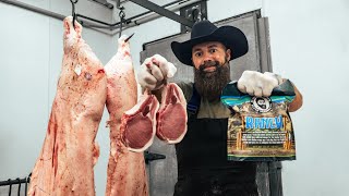 How to Cut Pork Tomahawk Chops! | The Bearded Butchers