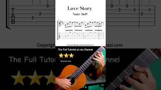 How To Play Love Story by Taylor Swift #classicalguitar #fingerstyle #taylorswift