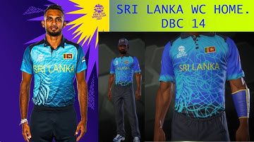 Sri Lanka T20 WC Home Jersey | DBC14 | By Senith Naveen.